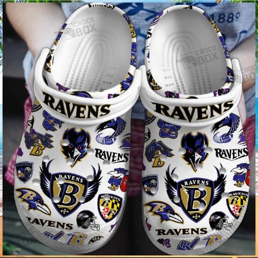 Baltimore Ravens Championship Crocs Clogs