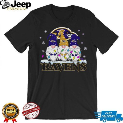 Baltimore Ravens Football Gnomes Christmas 2023 shirt