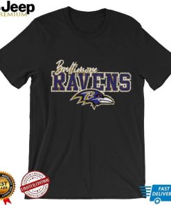 Baltimore Ravens Gameday Couture s In The Spotlight Tonal Leopard Print Shirt