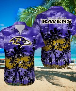 Baltimore Ravens NFL All Over printed 3D Beach Lover Gift Aloha Hawaiian Shirt