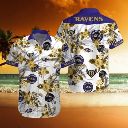 Baltimore Ravens NFL Beach Hawaiian Shirt Men And Women For Fans Gift