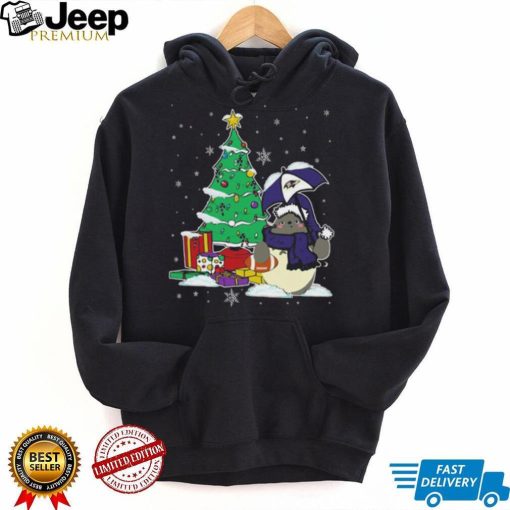 Baltimore Ravens NFL Football Cute Tonari No Totoro Christmas Tree Shirt