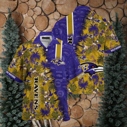 Baltimore Ravens NFL Summer Hawaii Shirt And Shorts For Your Loved Ones