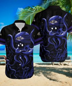Baltimore Ravens Octopus Alibaba Genie Hawaiian Shirt Fans Gift For Halloween