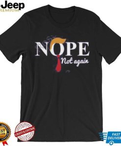 Barbara Hershey Wearing Nope Not Again Shirt