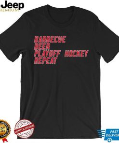 Barbecue Beer Playoff Hockey repeat 2023 shirt