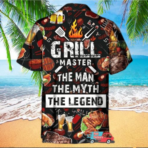 Barbecue Food Grill Master BBQ Hawaiian Shirt