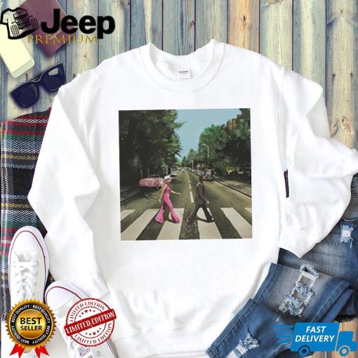 Barbenheimer Barbie Oppenheimer Abbey Road Meme Shirt