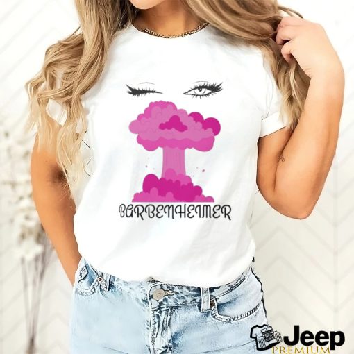 Barbenheimer pink cloud shirt