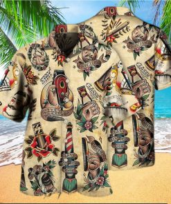 Barber Born Sharp Stay Sharp Hawaiian Shirt