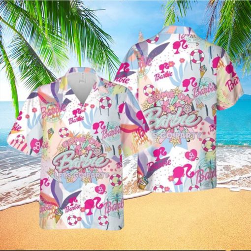 Barbie Hawaiian Shirt Come On Barbie Let s Go Party hawaiian shirt