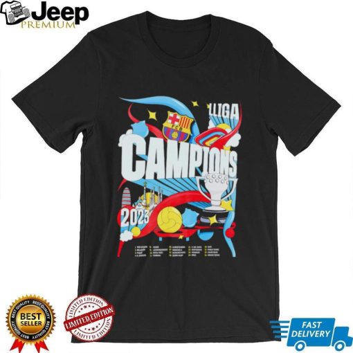 Barcelona FC La LLiga Campions 2023 shirt