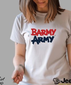 Barmy army large print T shirts