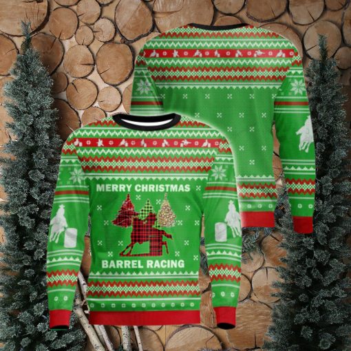 Barrel Racing Ugly Christmas Sweater