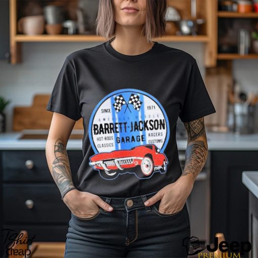 Barrett Jackson garage racers customs hot rod classics t shirt