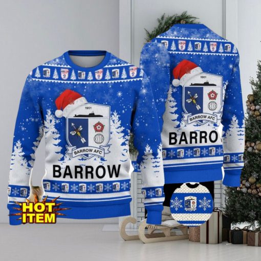 Barrow AFC EFL English Football League Champions Ugly Christmas Sweater Christmas Gift