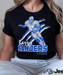 Barry Sanders Detroit Lions football cartoon shirt