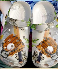 Baseball And Daisy Classic Crocs