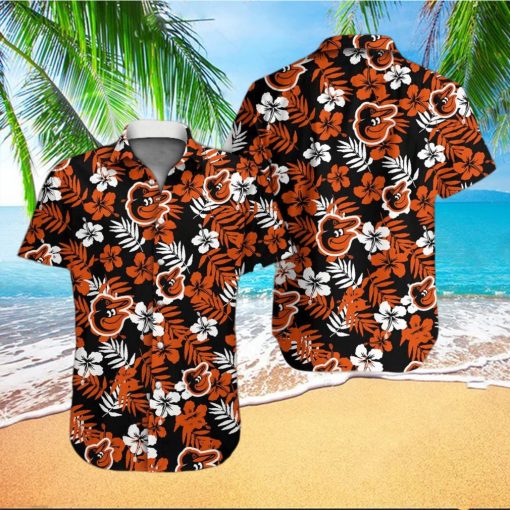 Baseball Baltimore Orioles Floral Tropicial Hawaiian Shirt – Orioles Hawaiian Shirt