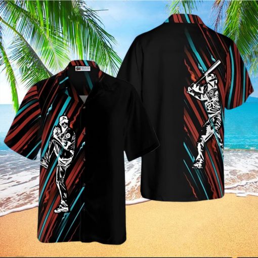 Baseball Black And Color Hawaiian Shirt