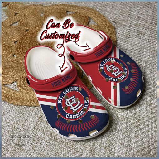 Baseball St. Louis Cardinals Personalized Logo Team Clog Shoes