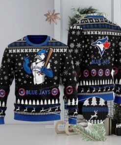 Baseball Team Toronto Blue Jays With Bj Birdy The Mascot Ugly Sweater