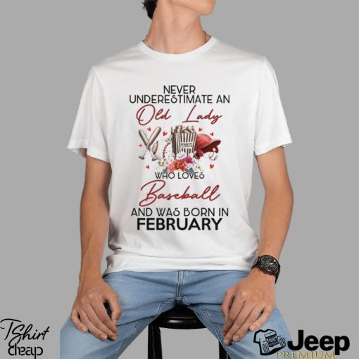 Baseball   old lady February Shirt