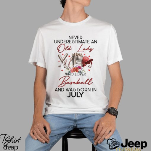 Baseball   old lady July Shirt