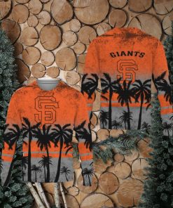 Baseballl American Tree Beach Gradient Gift San Francisco Giants Ugly Christmas AOP Sweater