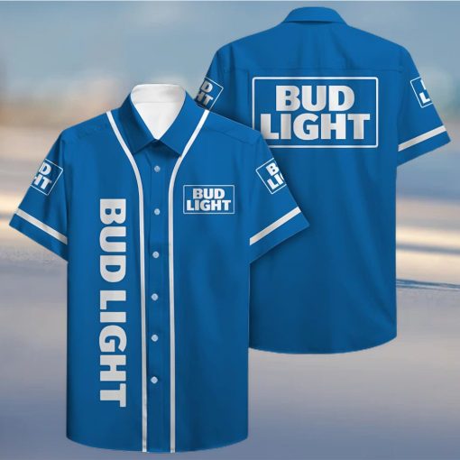 Basic Bud Light Hawaiian Shirt Beer Lovers Gift