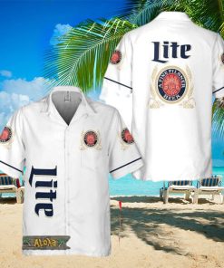 Basic Printed Miller Lite Hawaii Shirt For Men And Women Gift Hawaiian Beer