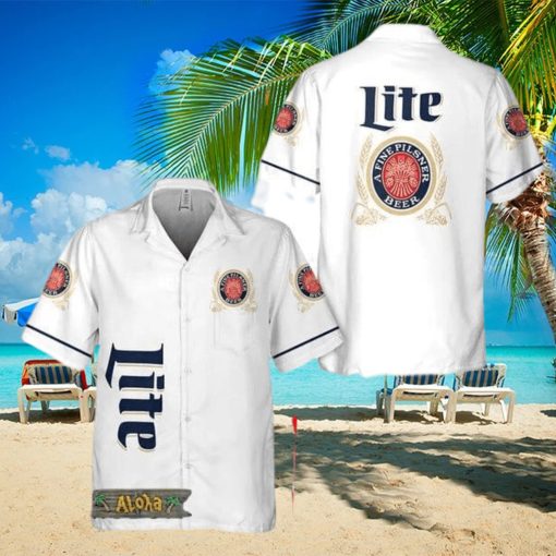 Basic Printed Miller Lite Hawaii Shirt For Men And Women Gift Hawaiian Beer