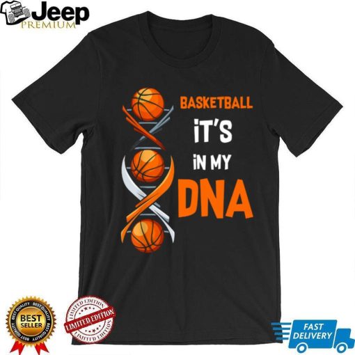 Basketball It’s In My DNA V Neck T Shirt