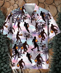 Basketball Players Tropical Hawaiian Shirt