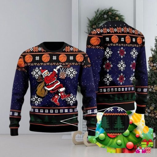 Basketball Santa Ugly Christmas Sweater Best Gift For Men And Women