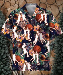Basketball Team Tropical Hawaiian Shirt