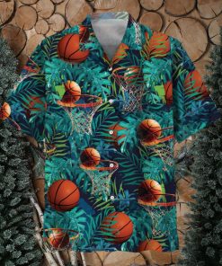 Basketball Tropical Hawaiian Shirt