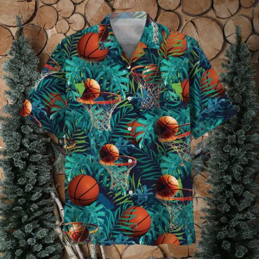 Basketball Tropical Hawaiian Shirt