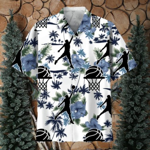 Basketball White Nature Hawaiian Shirt