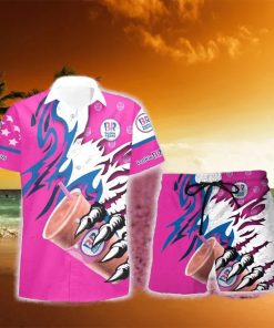 Baskin Robbins Monster Claw Gift Hawaiian Set Shirt And Short Summer Beach