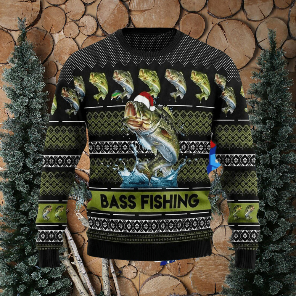 Bass Fishing Ugly Christmas Sweater Special Gift For Men Women - teejeep