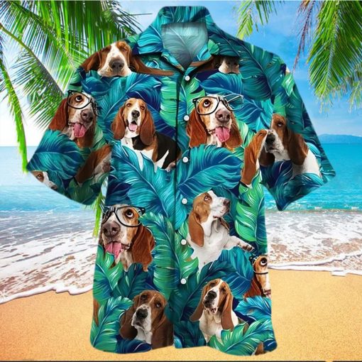 Basset Hound Dog Hawaiian Shirt