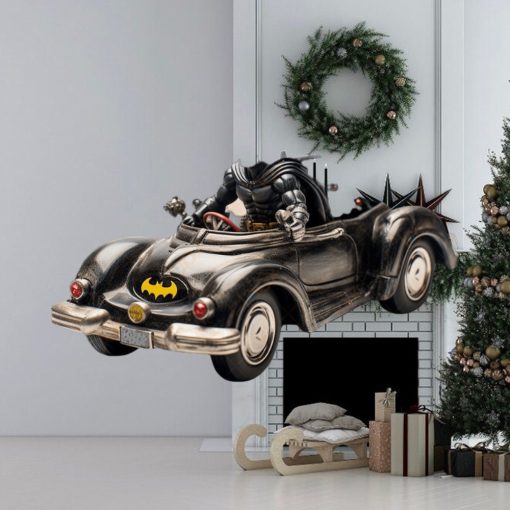 Batman Car Christmas Ornament