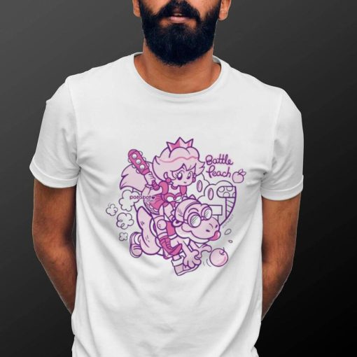 Battle Peach Alligator Wani Shirt