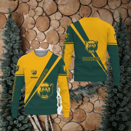 Baylor Bears Style Knitted Xmas Sweater For Fans