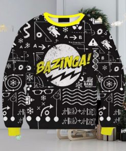 Bazinga The Big Bang Theory Wiki Doodle Knitted Ugly Sweater