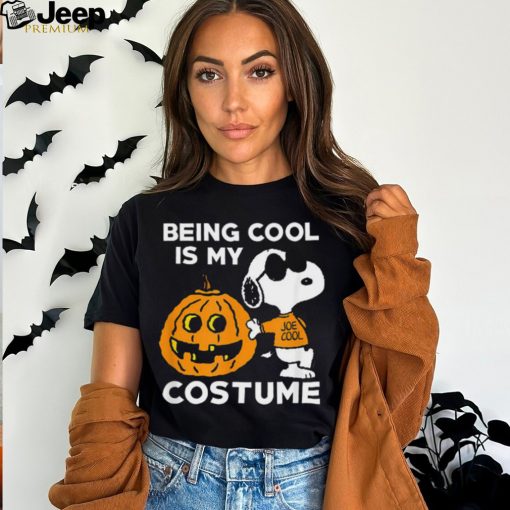 Peanuts Snoopy Being Cool Is My Halloween Costume T Shirt