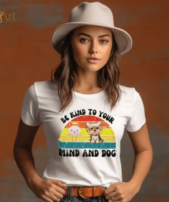 Be kind to your mind and dog vintage shirt