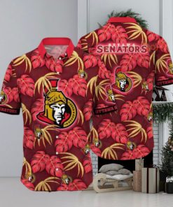 Beach Balls Aloha Shirt Ottawa Senators NHL Hawaiian Style