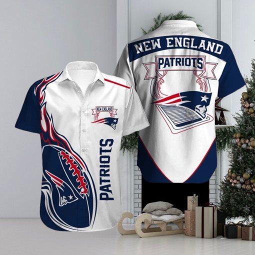 Beach Limited Edition New England Patriots Hawaiian Shirt